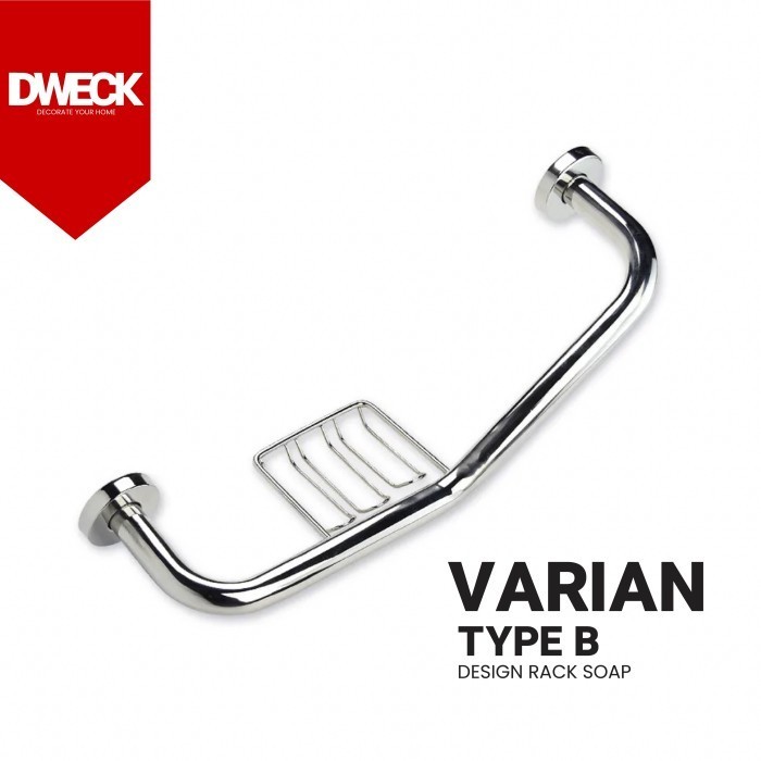 Grab Bar Bathroom Lengkung Stainless Steel