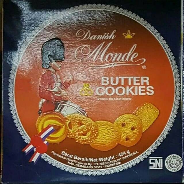 

Ter!!! Biskuit Monde Butter Cookies 454 Gr Kue Kaleng Lebaran Danish Monde Parcel Lebaran