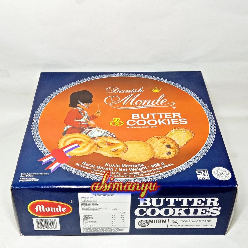 

Danish Monde Butter Cookies Kaleng