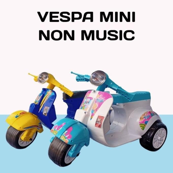 Mainan Bayi Anak Motor Vespa Mini Dorong Shp Matic Hadiah Pesta
