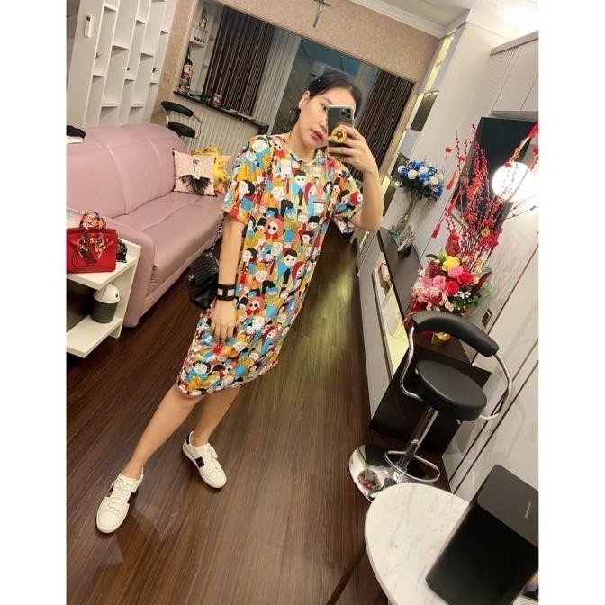 Ready Dress Jumbo Hara , Dress Jumbo ,Dress Korea Original