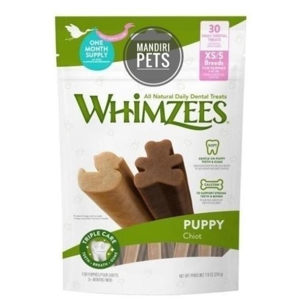 Ready>> Whimzees Dental Chew Puppy Dog Treats
