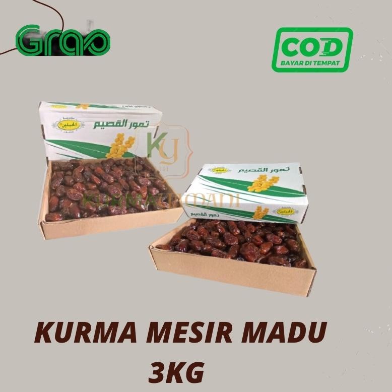 

Restock Lagiii!! ( Cod ) Kurma Madu 3 Kg Kurma Mesir Egypt Premium Bukan Kurma Sukari / Mesir