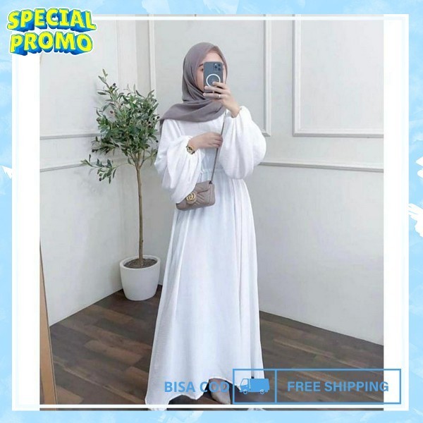 Gamis Wanita Terbaru 2024 Dewasa Gaun Kondangan Tunik Setelan Syari Set Cadar Pakaian Muslim Perempu