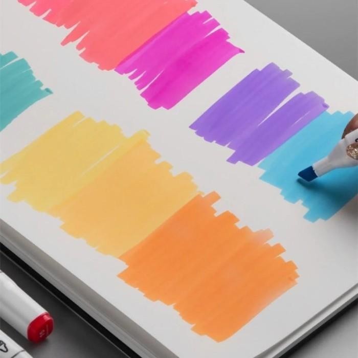 

Marker Pad 50 Sheets Marker Pen Drawing Paper A4 Hard Cover Sketchbook