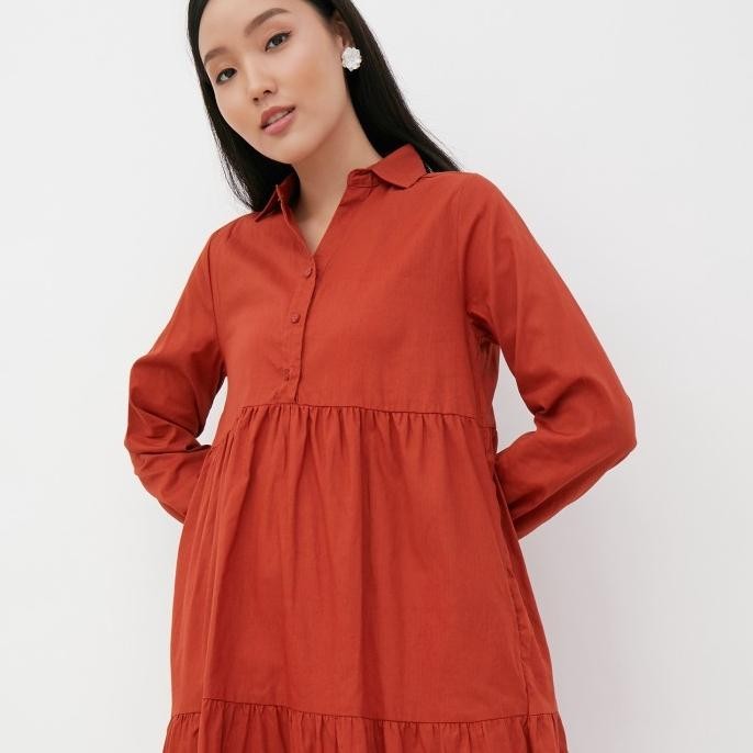 Point One Marion Terracota Dress Tunik