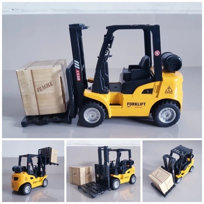 Diecast Truk Hauler Alloy - Mainan Niatur Mobil Besar Tru Trailer