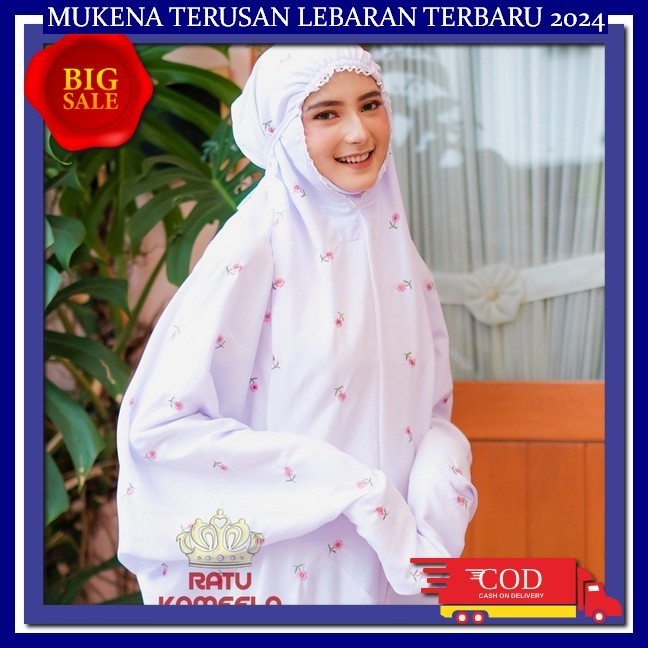 Mukena Terbaru 2024 Bahan Adem Mukenaa Cewek Remaja Kekinian Lebaran 2024 Jumbo Mikina Mungkenah Tre
