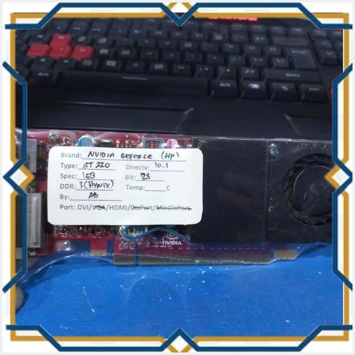 [Abz] Vga Nvidia Geforce Gt220 1Gb Ddr3 128Bit Dvi Hdmi Gt 220 1Gb Ddr3
