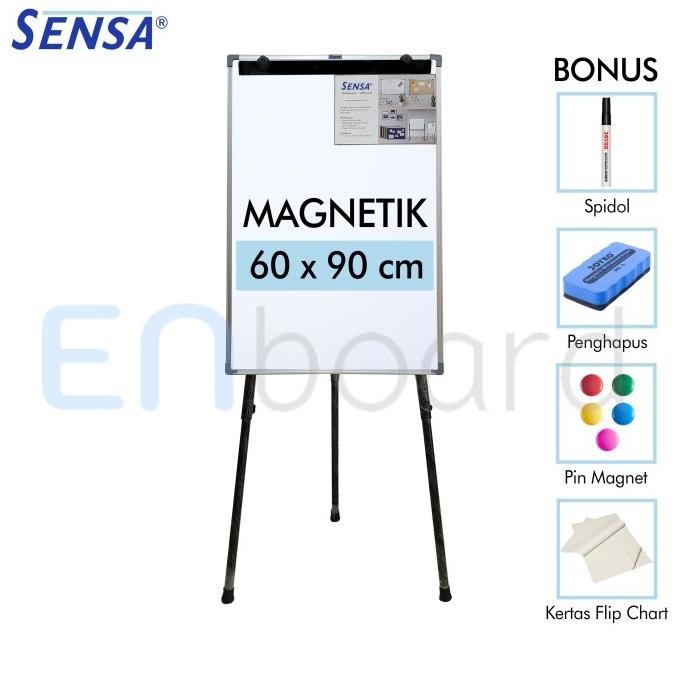 

Flip Chart / Flipchart / Papan Presentasi Sensa 60 X 90 Cm