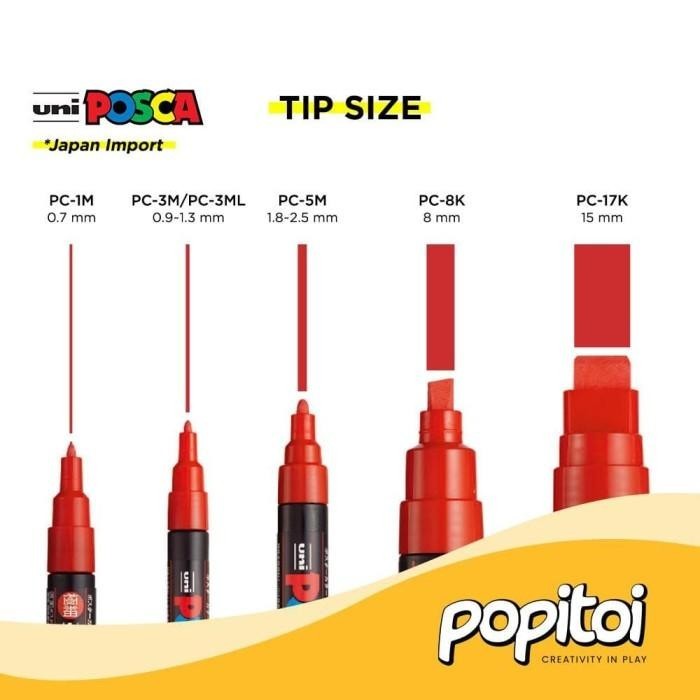 

UNI POSCA PC-3M Paint Marker (Fine Point) Best Seller