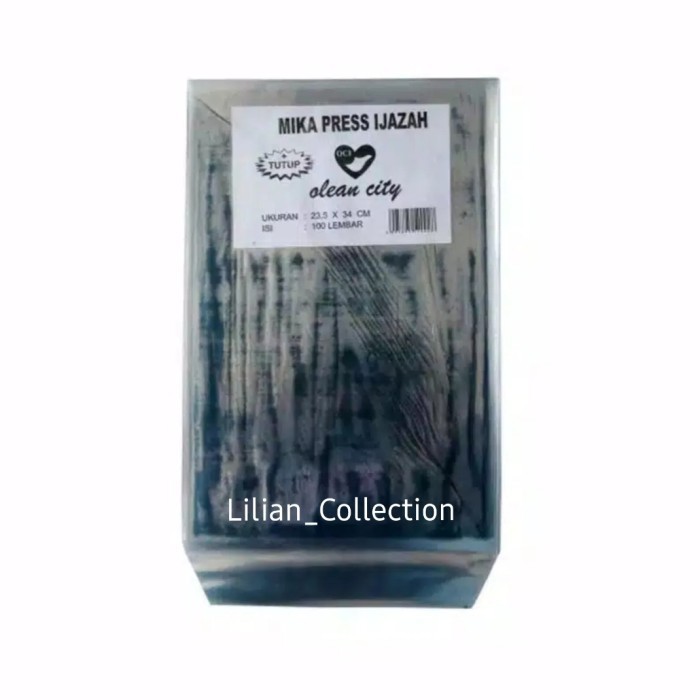

HARGA DISC - Plastik Mika Press Ijazah Pakai Tutup/Lidah - 100 pcs