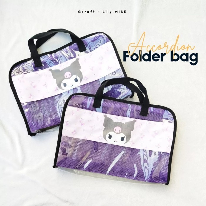 

accordion folder bag - tas folder - tas sekat