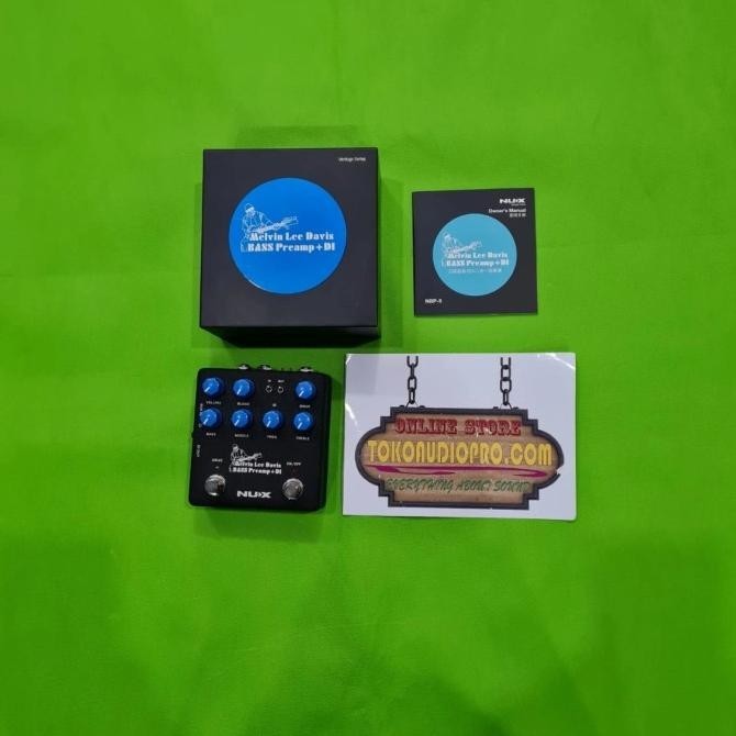 Nux Melvin Lee Davis Bass Preamp + Di Nbp5 Efek Gitar Bass Preamp