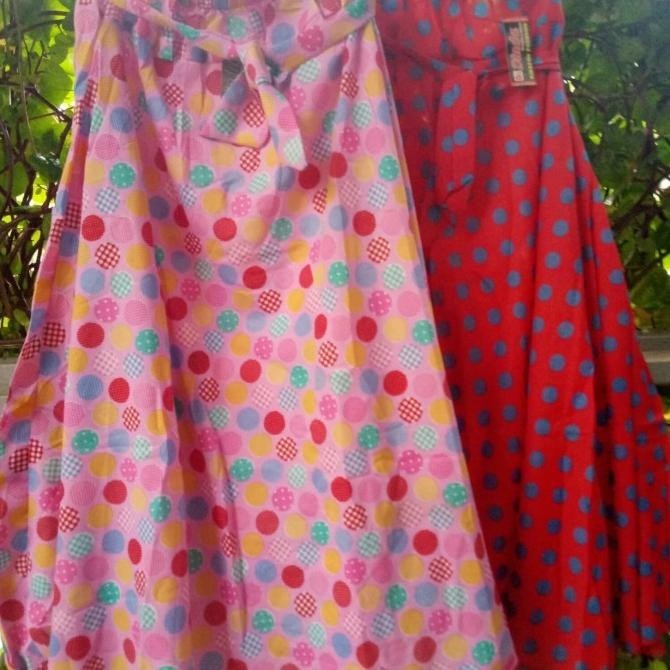 Rok Panjang Payung Muslim Katun Rayon