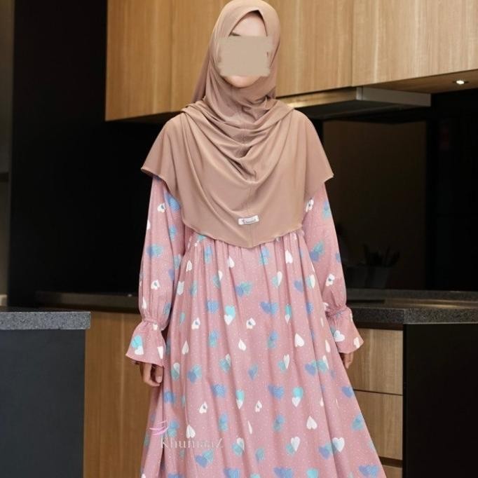 Gamis Daily Bahan Rayon Athalia Home Dress By Khumaaz