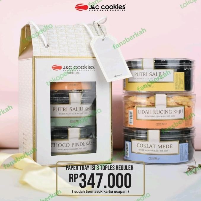 

Big Sale Jnc Cookies Hampers Reguler Isi 3 Berkualitas