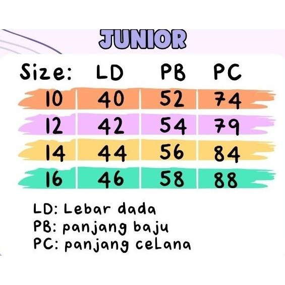 Baju Setelan Kaos Kulot Anak Remaja Dewasa Perempuan Muslim Islami