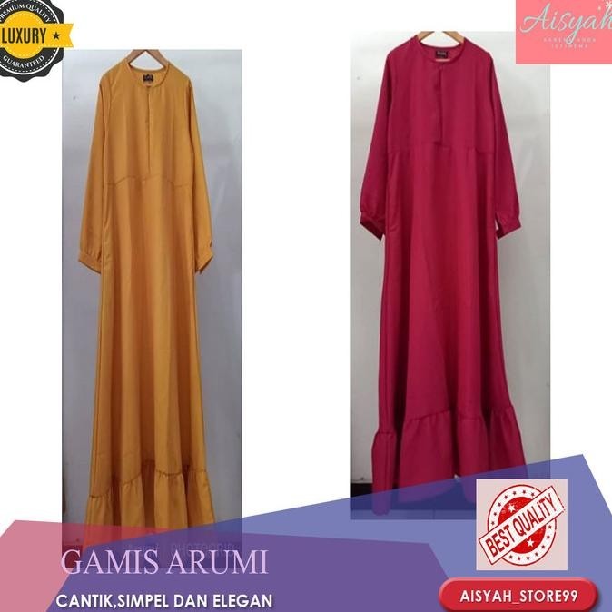 Gamis Wanita Terbaru/Dress Muslim/Gamis Wanita/Gamis Syari/Gamis Arumi