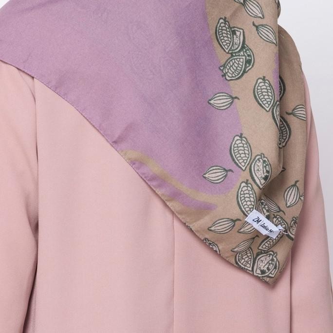 Zm Zaskia Mecca - Adonara Purple Scraf Kerudung Segi Empat