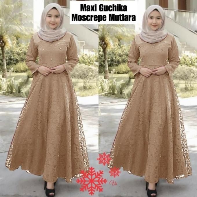 Maxi Guchika Coksu [Gamis 0100] Taf Baju Gamis Wanita Terbaru