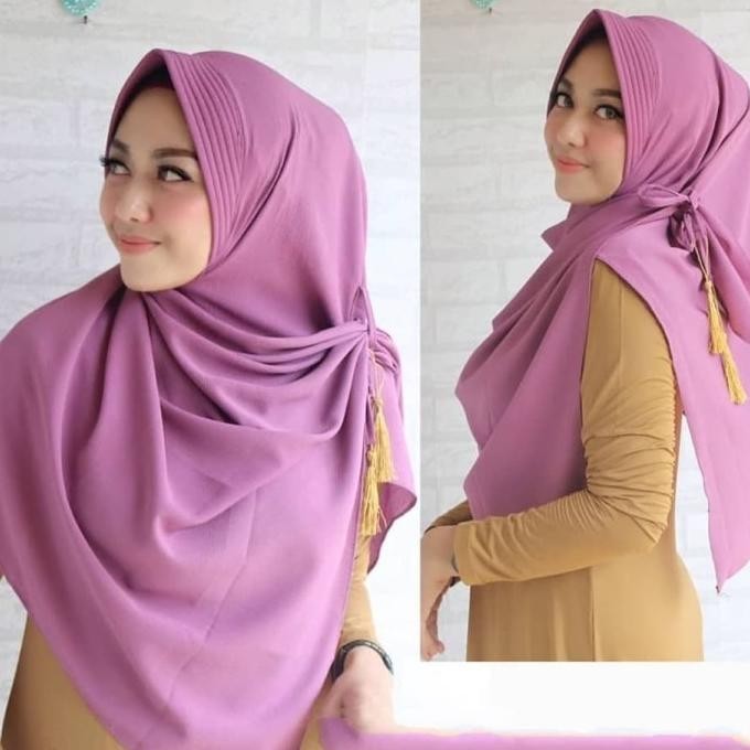Pasmina Instan Pad Antem Tassel