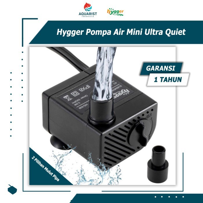 Hygger Aquarium Small Water Pump / Pompa Aquarium Kecil