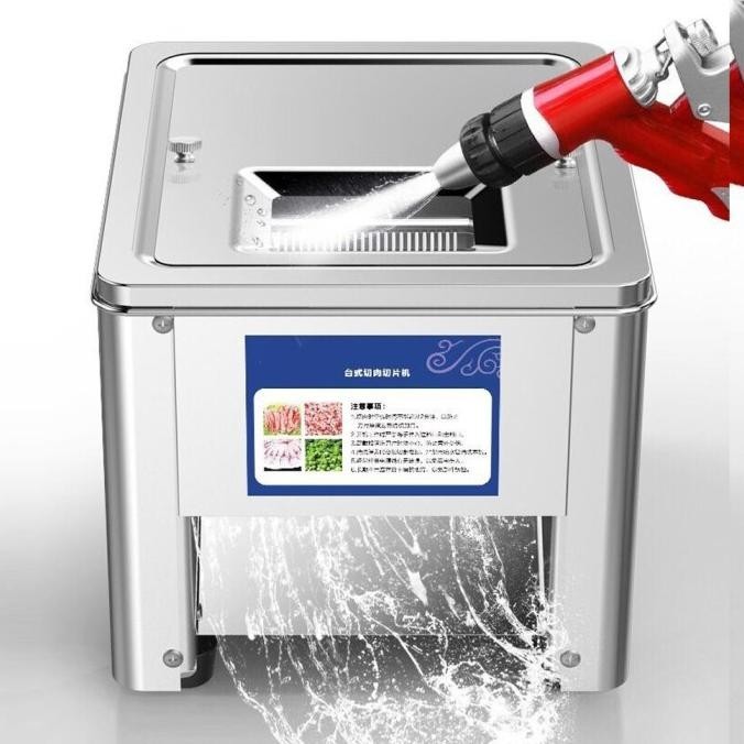 Mesin Pengiris Tipisin Daging Meat Slicer Stainless Auto 850W Ly850A