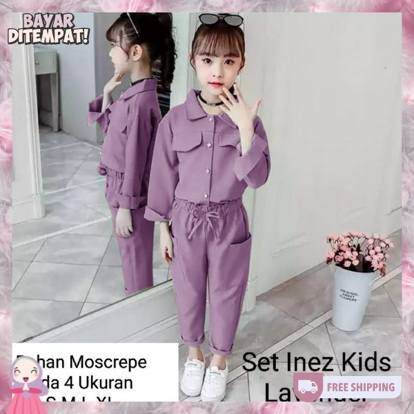 Setelan Anak Perempuan 2024 Terbaru 5 6 12 Cewek Lucu 4 Onset Bocah Viral Aesthetic One Set Tanggung