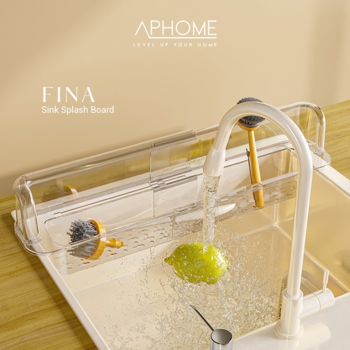 

APHOME Sink Storage Penahan Air Splash Board Penyimpanan Sink FINA