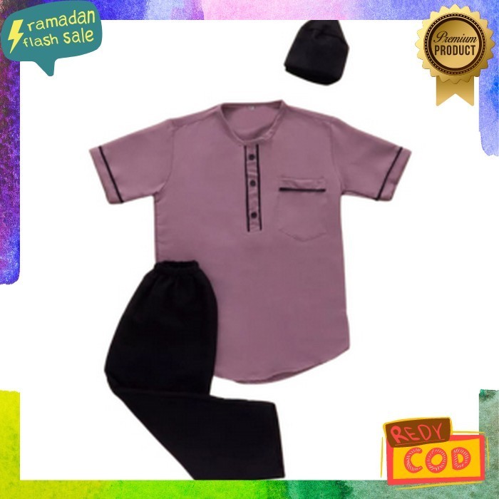 Koko Anak Laki-Laki Terbaru 2024 Bsju Ank Bocil Kemko Cowok Premium Setelan Kokoh Anak Cwok Stln Bju