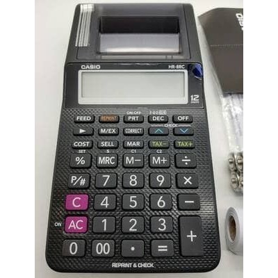 

Casio Hr-8 Rc Reprint & Check - Print Kalkulator / Calculator 8Rc