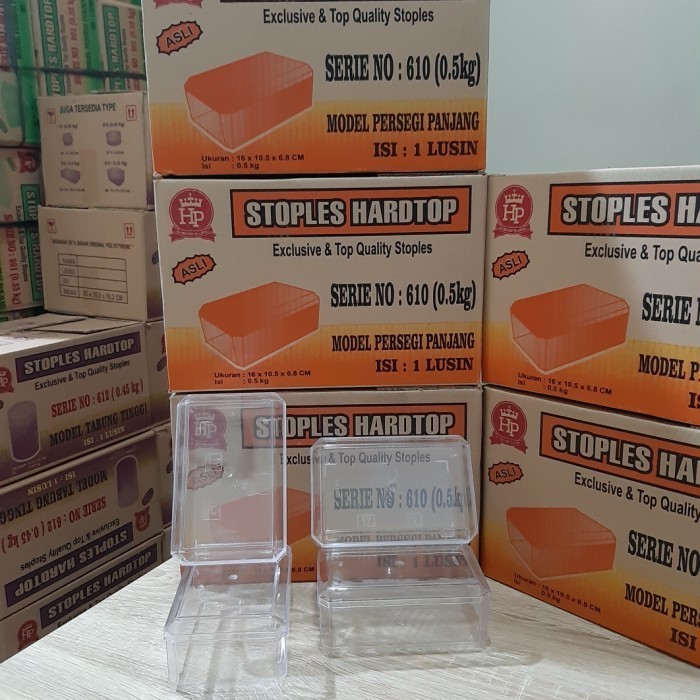Toples Hardtop - 610 (500 gr) PERSEGI PANJANG