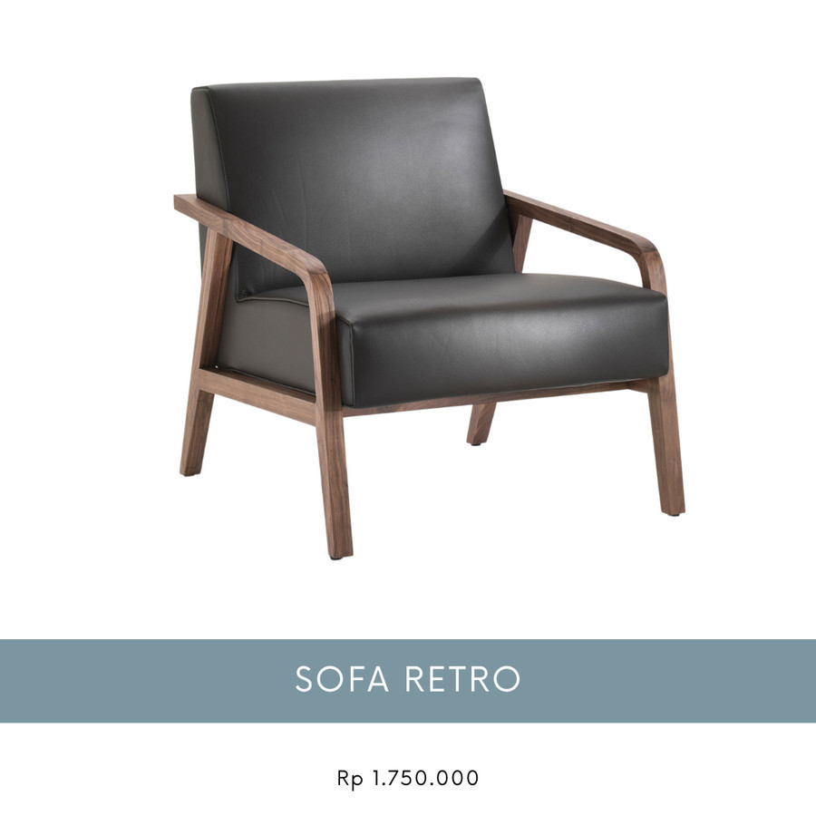 Sofa Model Retro Kayu Jati Jepara Kain Oscar 1 Setaer