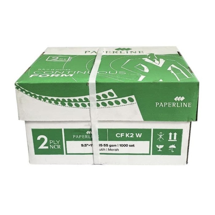 

Paperline Continuous Form 9.5"X11" 2 Ply : 2 Warna Ppl Cf K2 W/Prs