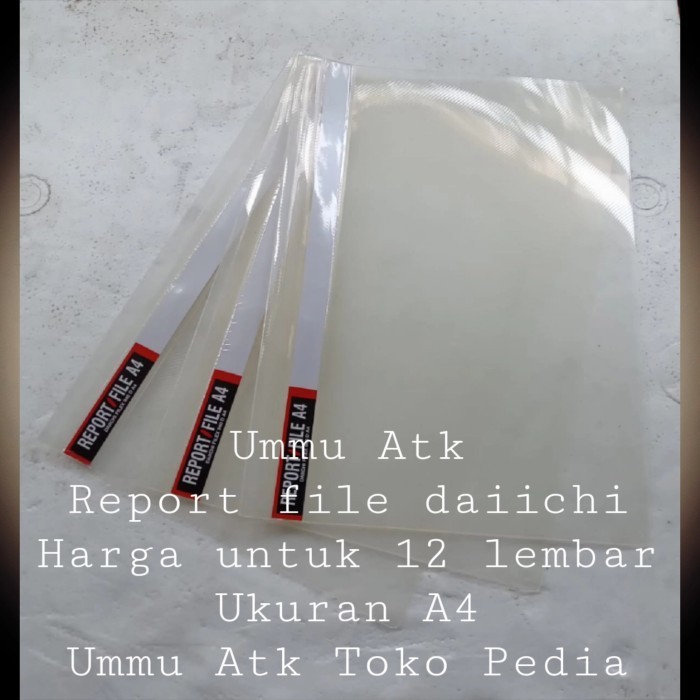 

Report File Daiichi Ukuran A4 Isi 12 Lembar.