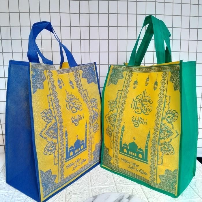 

Tas Spunbond Idul Fitri 30X15X38 Goodie Bag Lebaran Se Murah Good 040