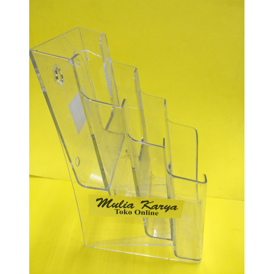 

Display Brosur 4 Susun Uk 1/3 A4 Akrilik