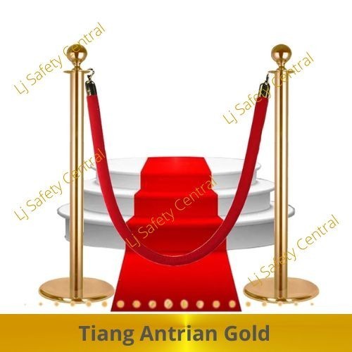 

Queue Line Tiang Antrian Pembatas Stainless