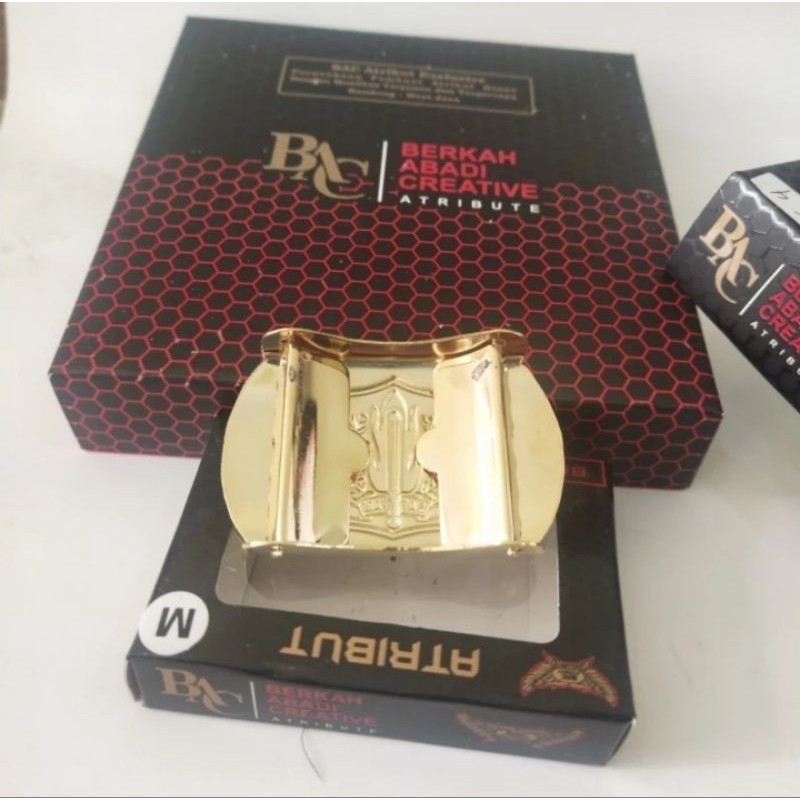 KEPALA GESPER IKAT PINGGANG SATPAM ORIGINAL 100% BAC ATRIBUT