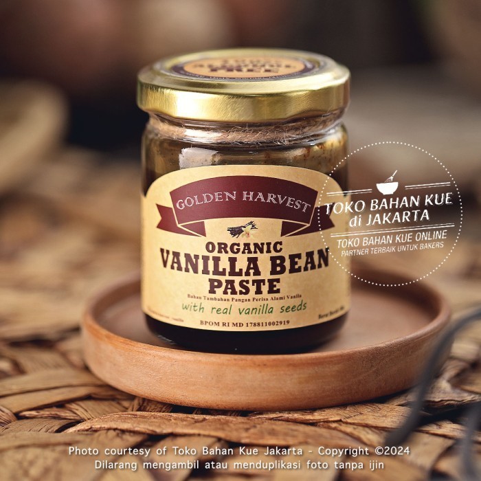 

Golden Harvest - Organic Vanilla Bean Paste 100Ml Perisa Ala Vanili