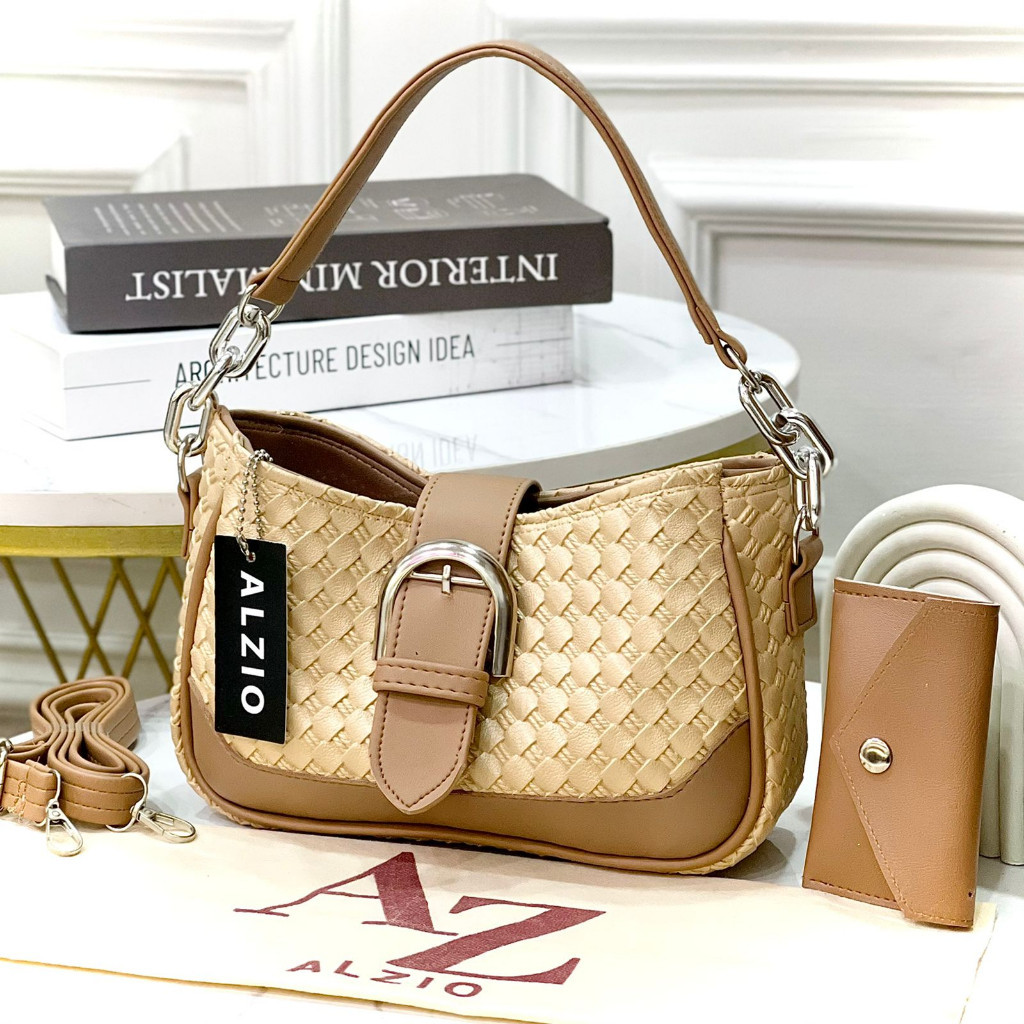 LL8 ALZIO - TAS WANITA SELEMPANG HANDBAG SLING BAG - ALZIO SLING BAG VERA TV2