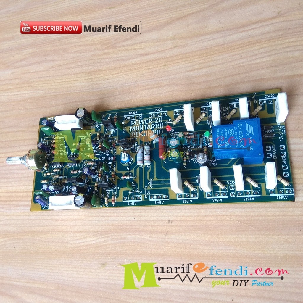 KIT POWER AMPLIFIER MONTARBO 2U 20cm CLONE ITALY 336