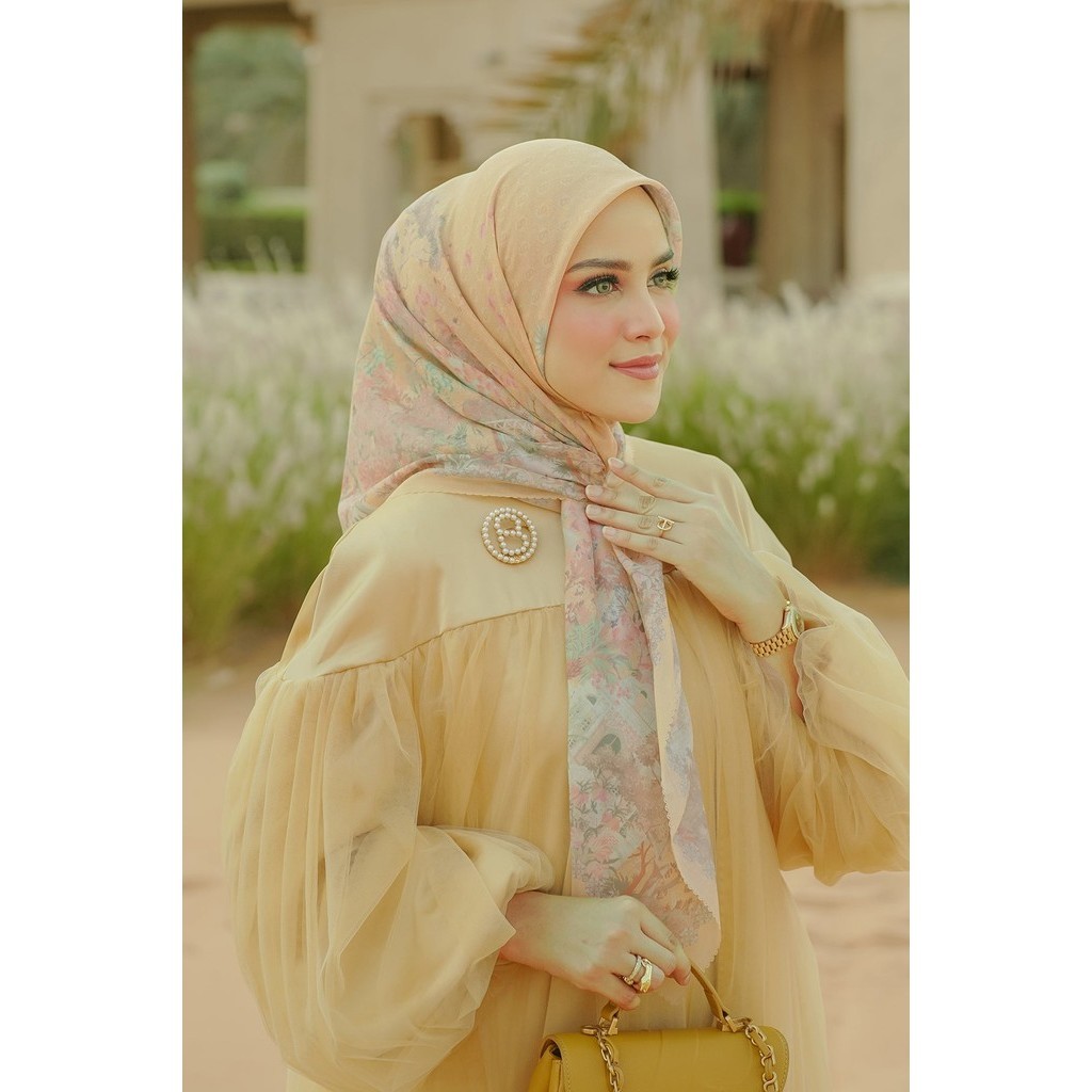 Al Qasr Voile Square XL - Amber