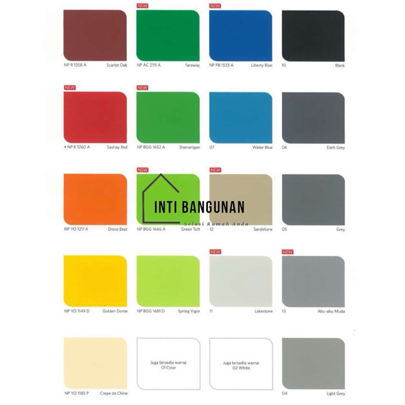 Cat Tembok / Dinding Nippon Paint Elastex 1kg 1 kg Waterproof 3 in 1