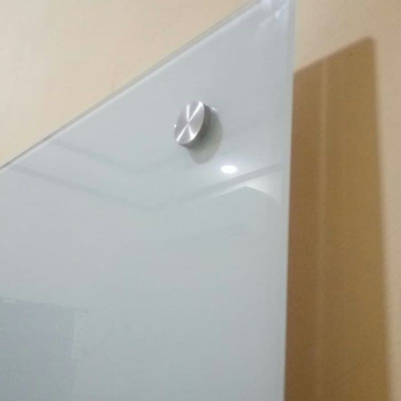 

whiteboard kaca magnetik/ glassboard magnetik /papan tulis kaca magnetik bisa custom ukuran, model
