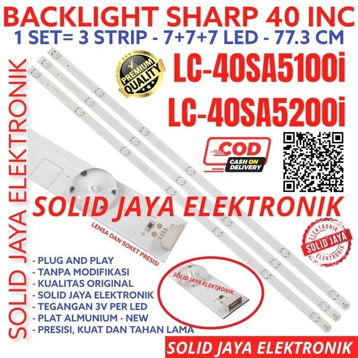 BACKLIGHT TV LED SHARP 40 INC LC LC-40SA5100i 40SA5100 40SA LAMPU BL