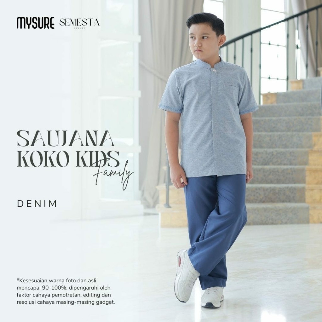 Mysure Saujana Koko Kids Koko Anak Lengan Pendek