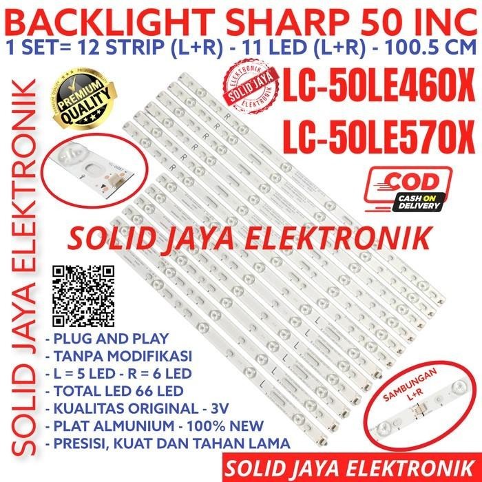BACKLIGHT LED SHARP LC50LE460 LC50LE570 LC50LE460X LC50LE570X LAMPU BL