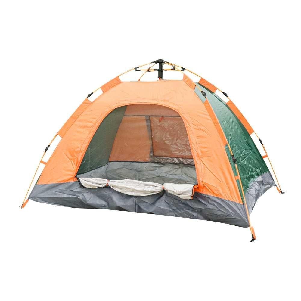Buizel Tenda Camping Lipat Otomatis Quick Open Waterproof 2-3 Person 210B Kemah Anak Camping Cewek D